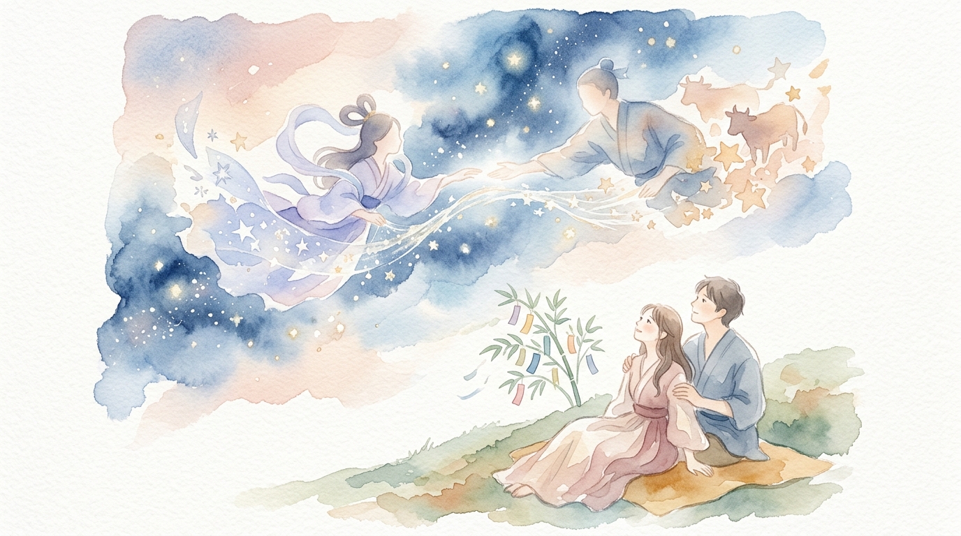 星空の下、夫婦二人で紡ぐ新しい物語を始める一日だね